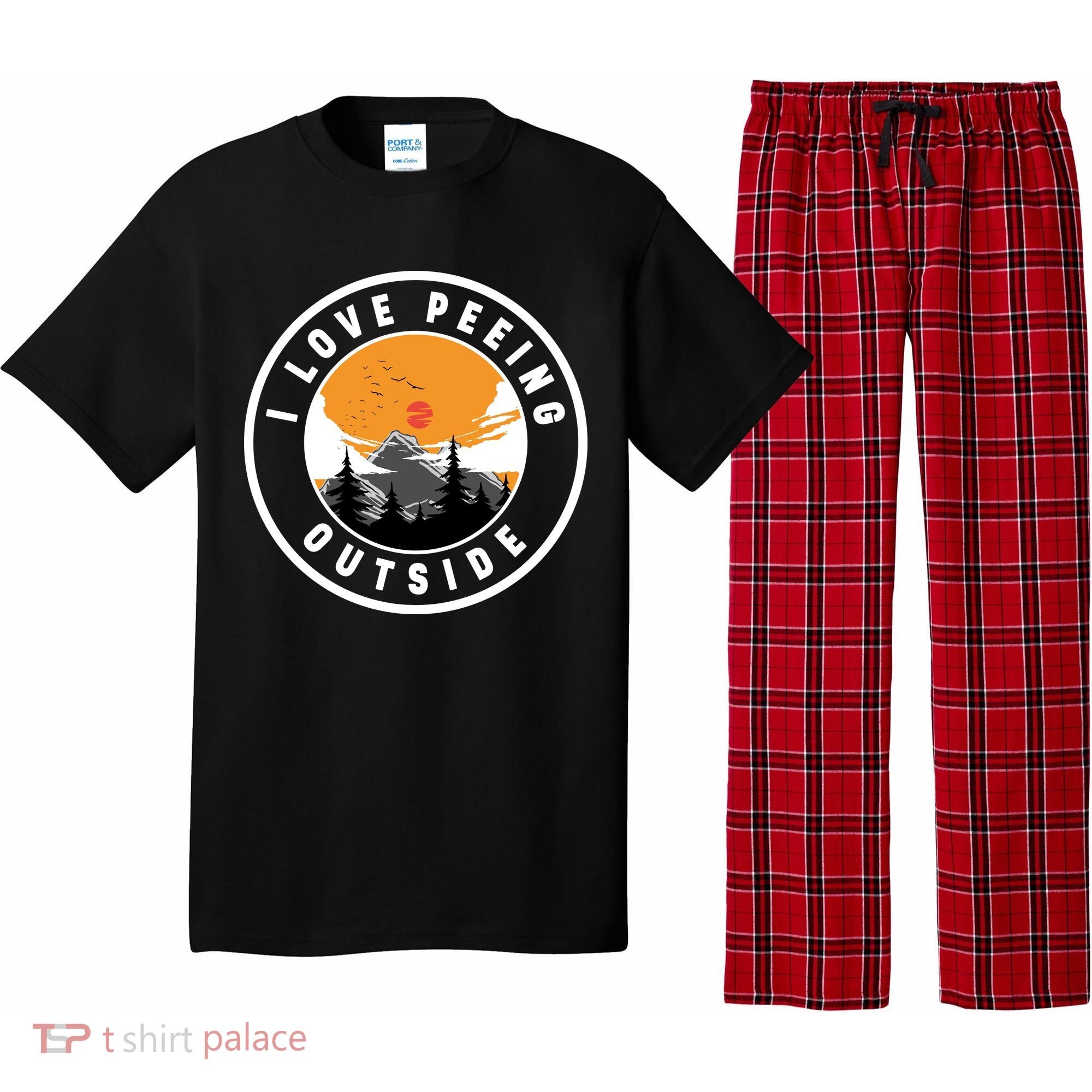 I Love Peeing Outside Pajama Set