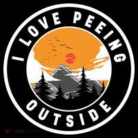 I Love Peeing Outside Mousepad thumb 1