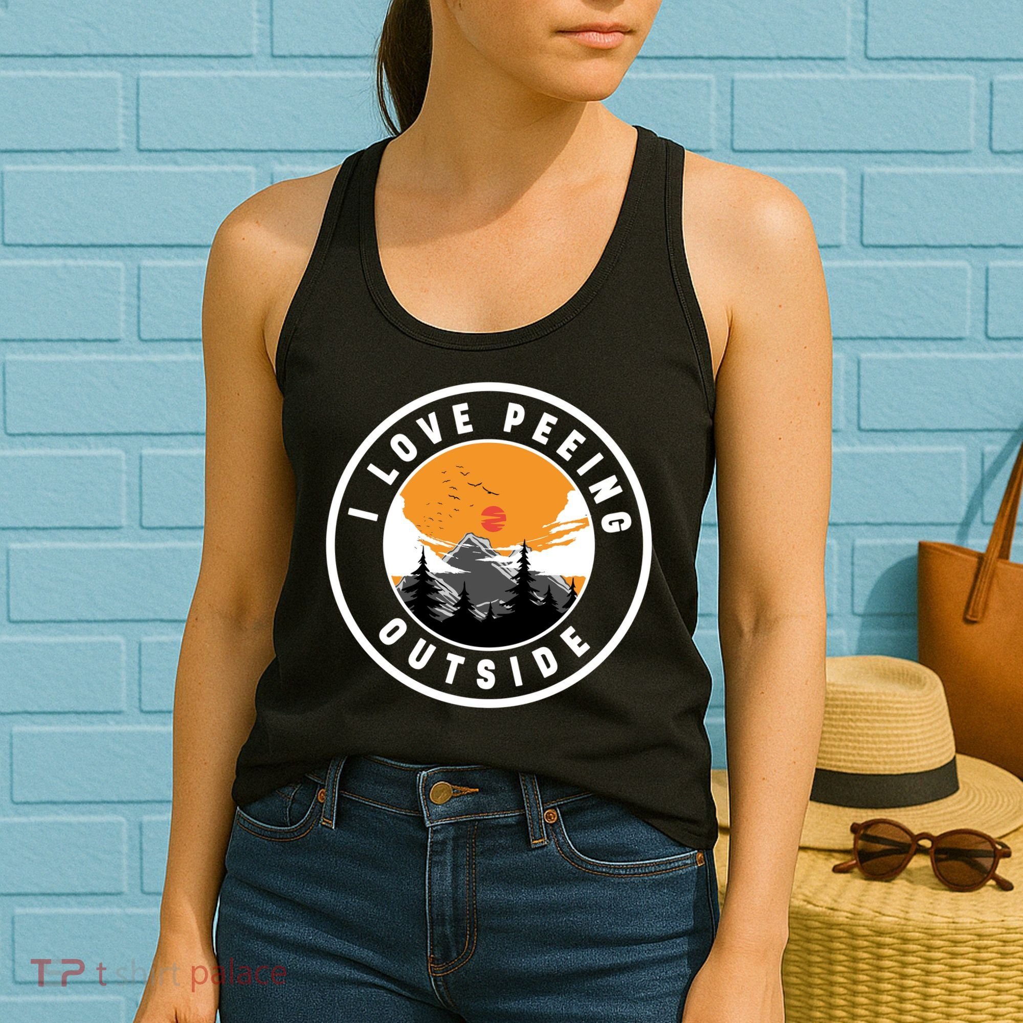 I Love Peeing Outside Women's Tank Top