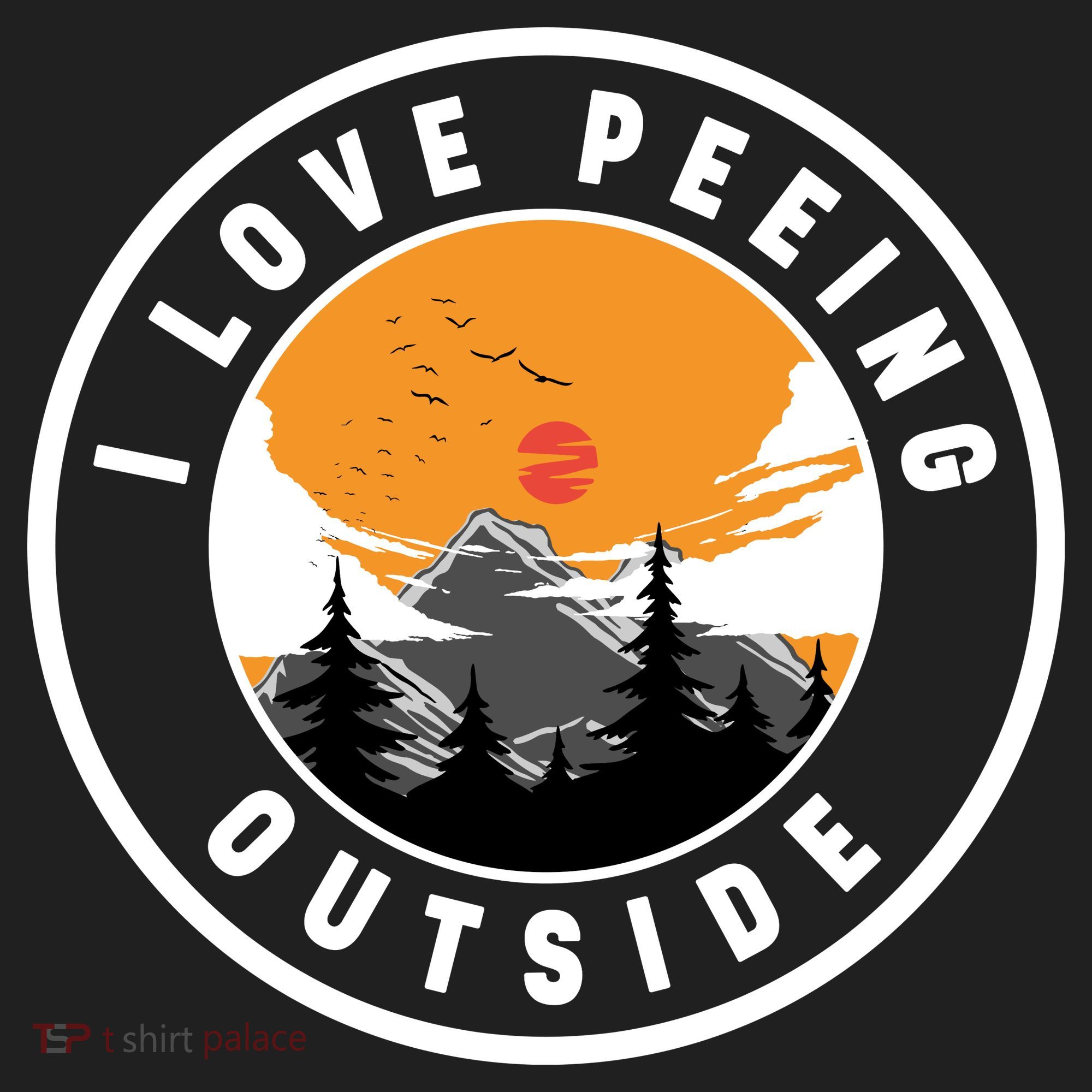 I Love Peeing Outside Hat
