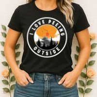 I Love Peeing Outside Women's T-Shirt thumb 2