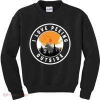 I Love Peeing Outside Kids Sweatshirt thumb 0