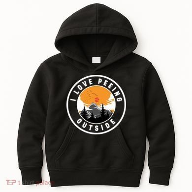 I Love Peeing Outside Kids Hoodie