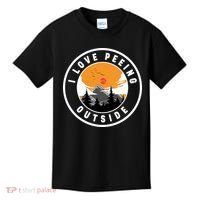 I Love Peeing Outside Kids T-Shirt thumb 0