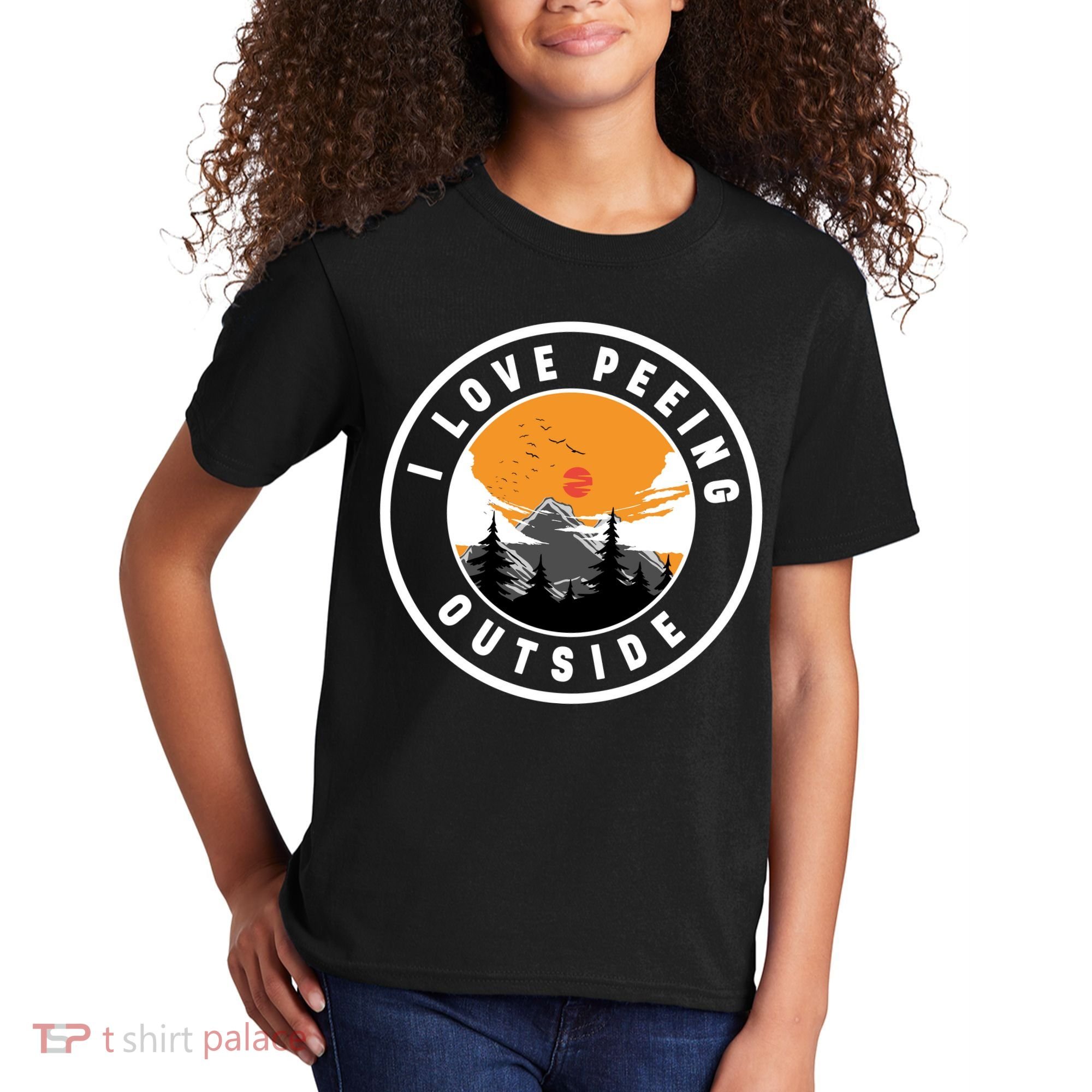 I Love Peeing Outside Kids T-Shirt