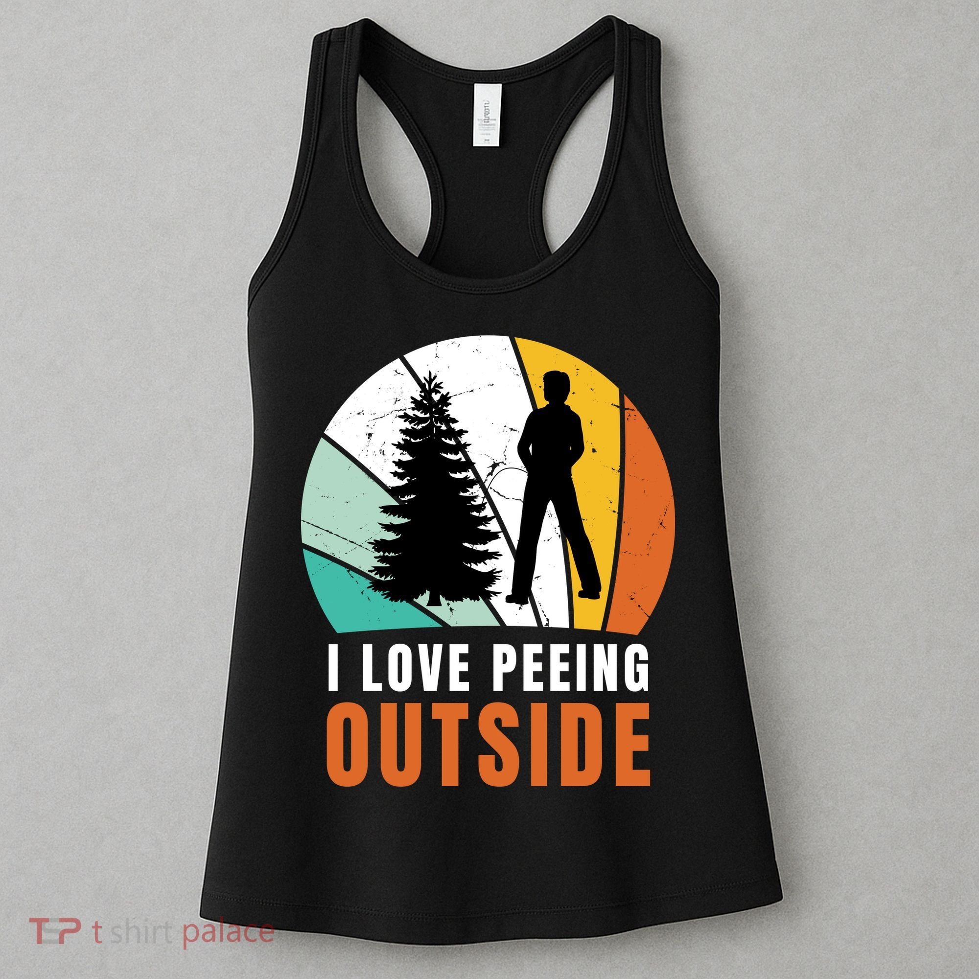I Love Peeing Outside Women's Tank Top