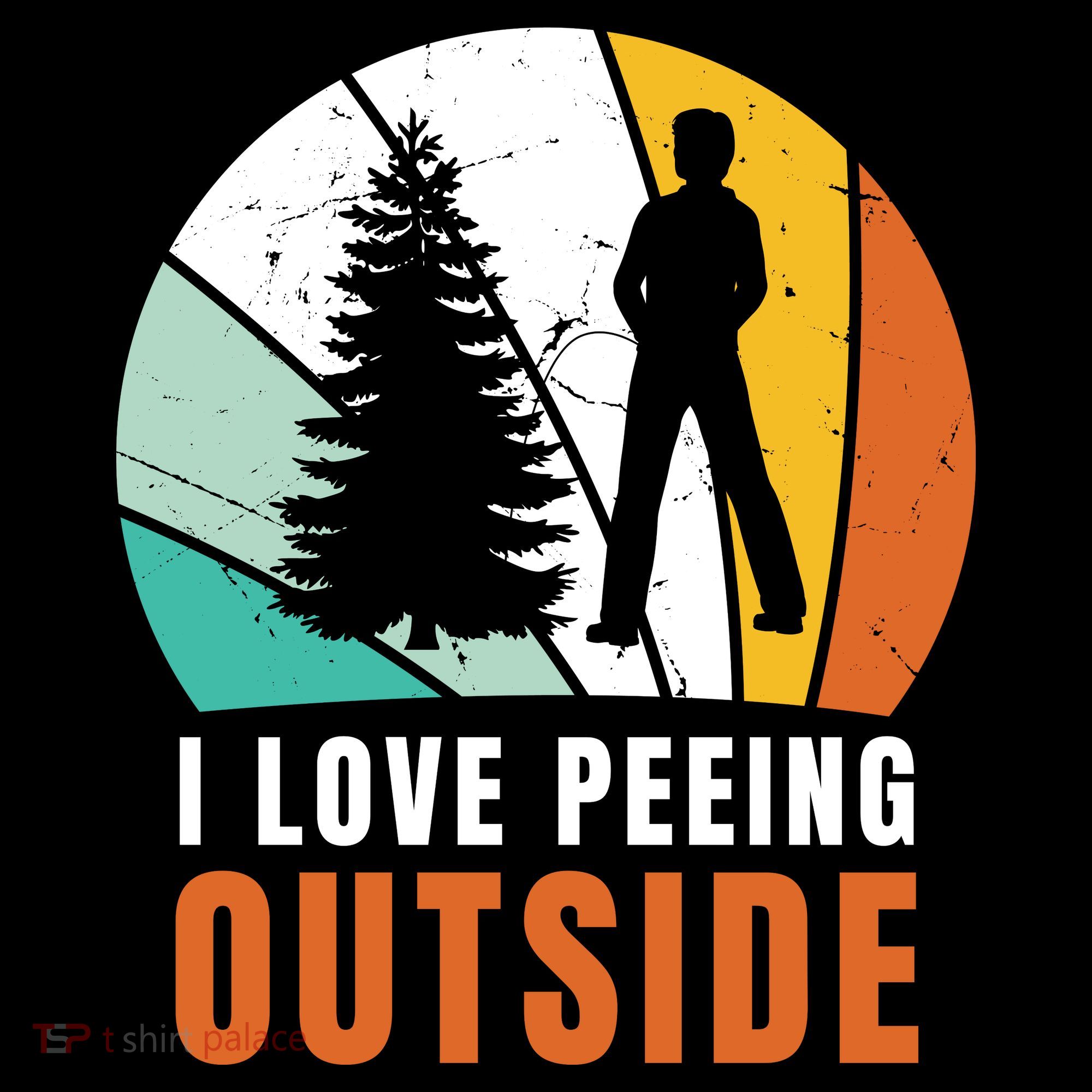 I Love Peeing Outside Women's Tank Top