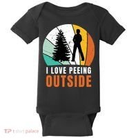 I Love Peeing Outside Baby Bodysuit thumb 0