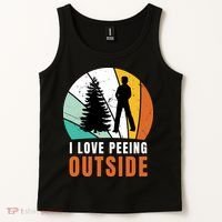 I Love Peeing Outside Tank Top thumb 2