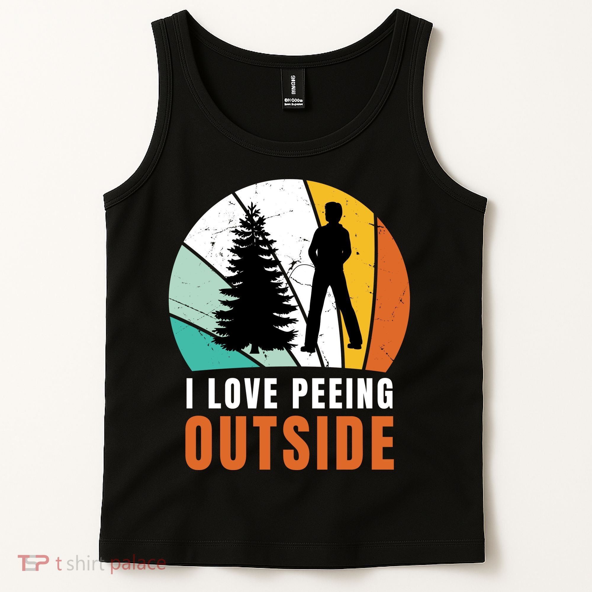 I Love Peeing Outside Tank Top