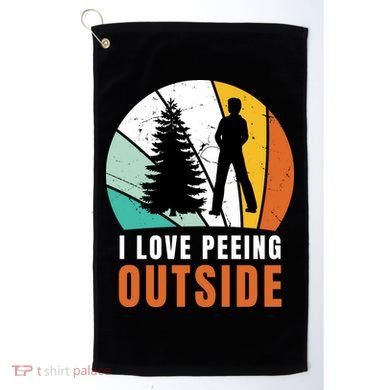 I Love Peeing Outside Golf Towel