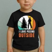 I Love Peeing Outside Toddler T-Shirt thumb 2