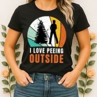 I Love Peeing Outside Women's T-Shirt thumb 2