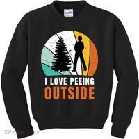 I Love Peeing Outside Kids Sweatshirt thumb 0
