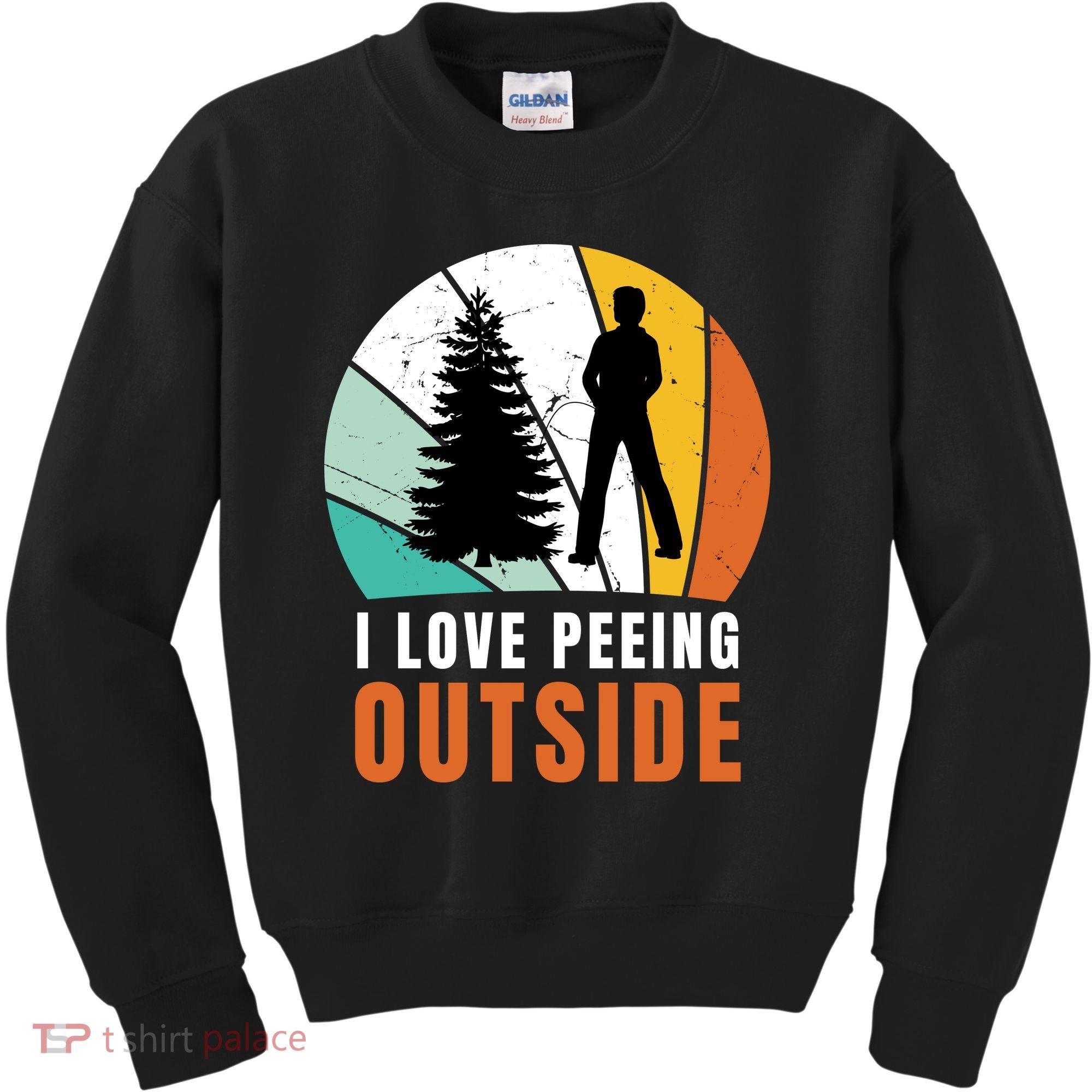 I Love Peeing Outside Kids Sweatshirt