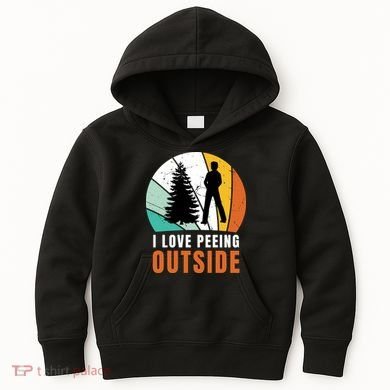 I Love Peeing Outside Kids Hoodie