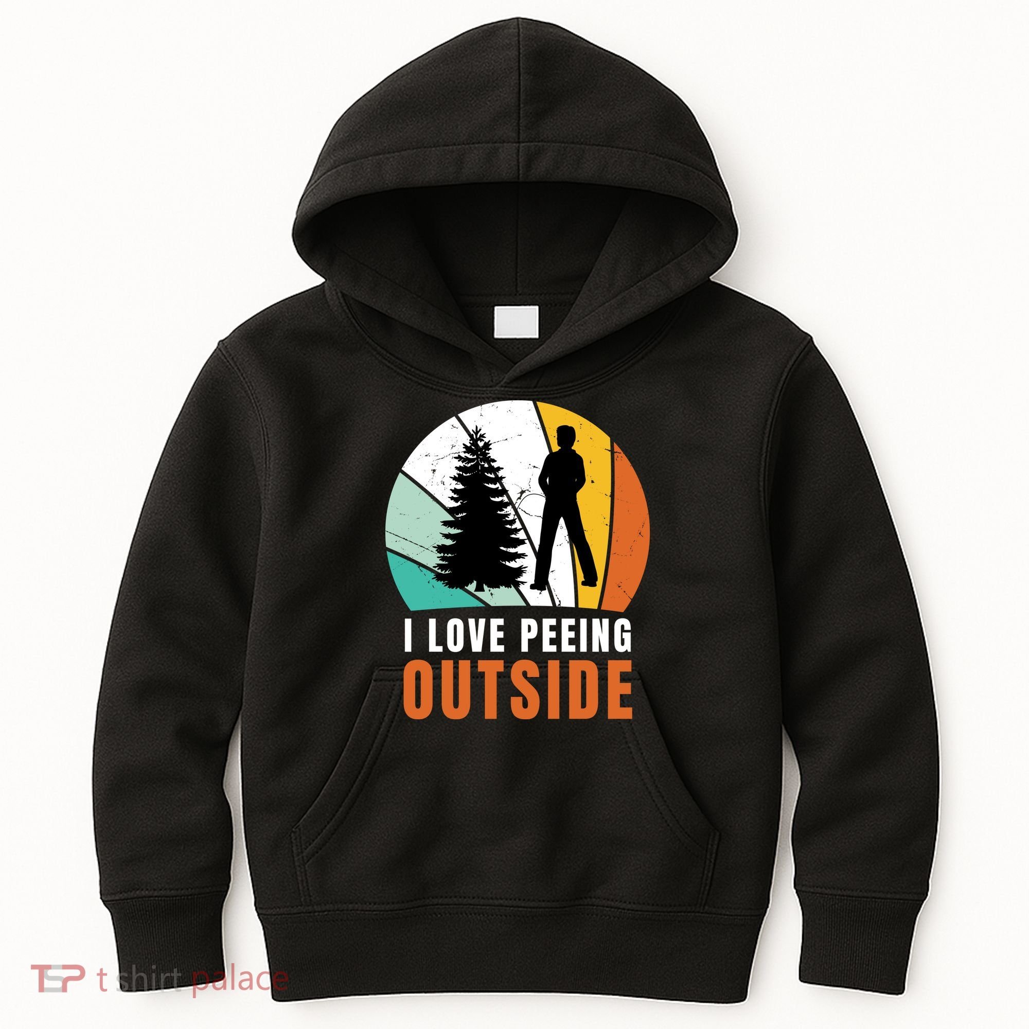 I Love Peeing Outside Kids Hoodie