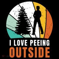 I Love Peeing Outside Kids Long Sleeve Shirt thumb 2