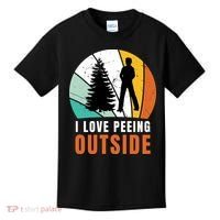 I Love Peeing Outside Kids T-Shirt thumb 0