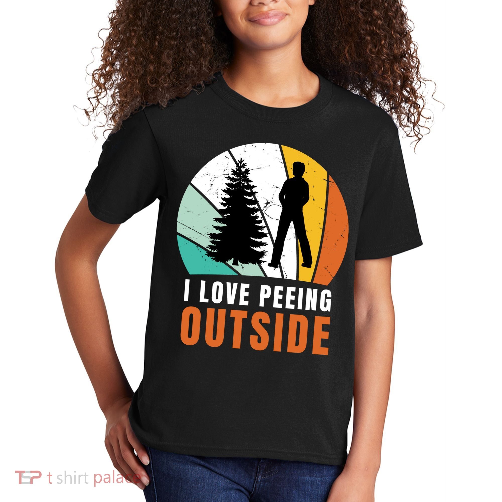 I Love Peeing Outside Kids T-Shirt
