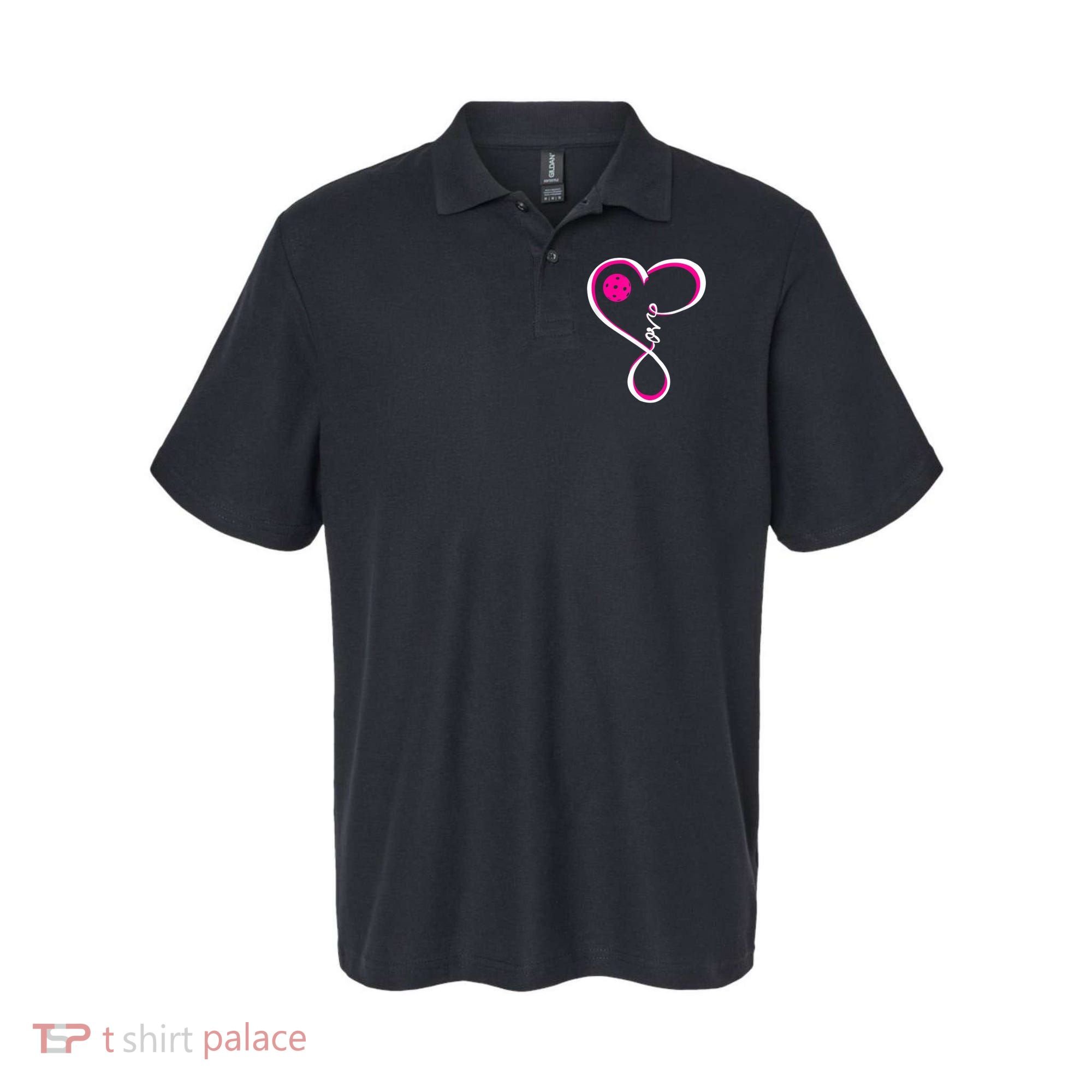 I Love Pickleball For Women TShirt Polo