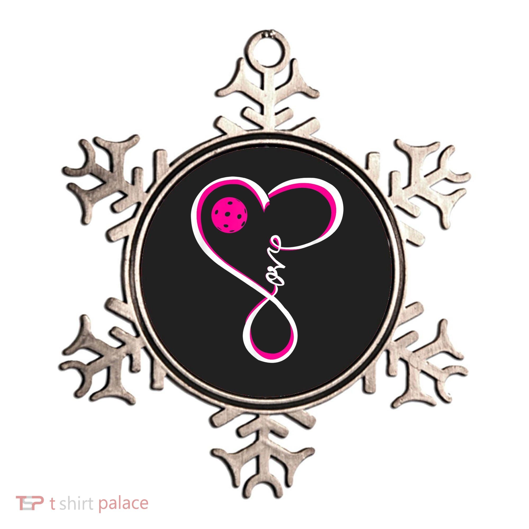 I Love Pickleball For Women TShirt Ornament