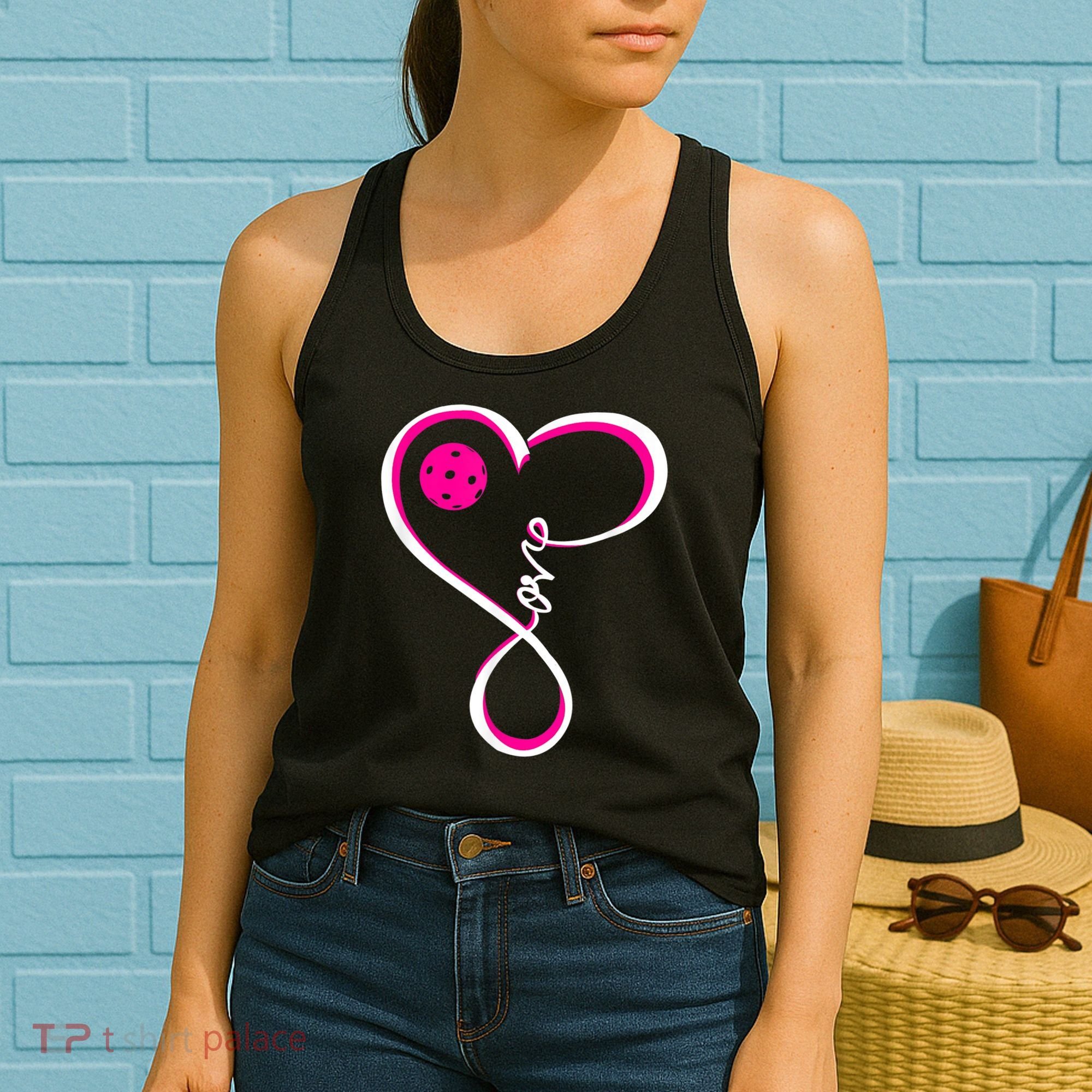 I Love Pickleball For Women TShirt Women's Tank Top