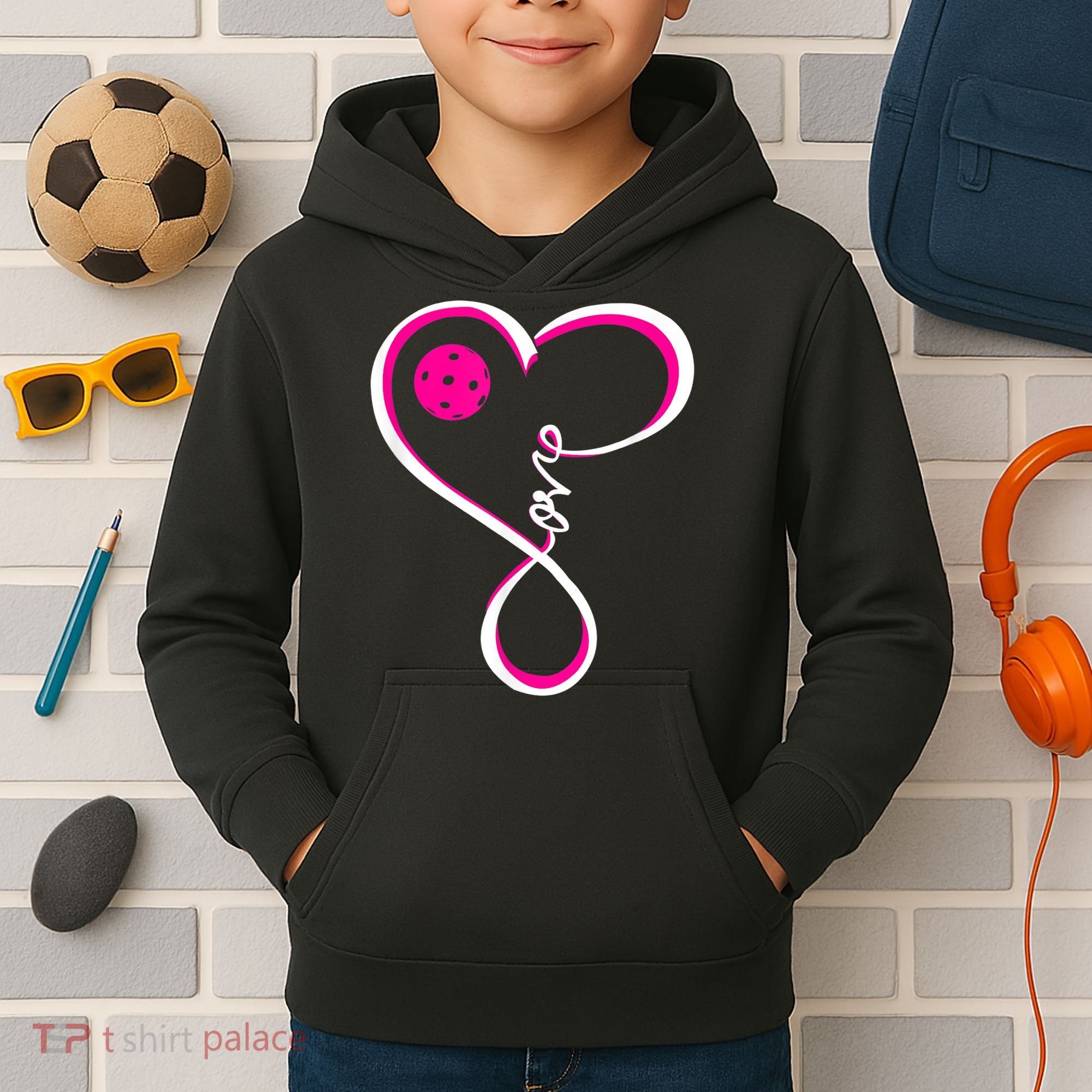 I Love Pickleball For Women TShirt Kids Hoodie