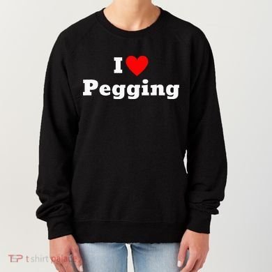 I Love Pegging With A Heart Women's Sweatshirt