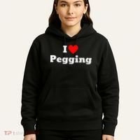 I Love Pegging With A Heart Hoodie thumb 5