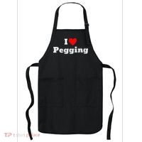 I Love Pegging With A Heart Apron thumb 0