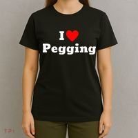 I Love Pegging With A Heart T-Shirt thumb 4