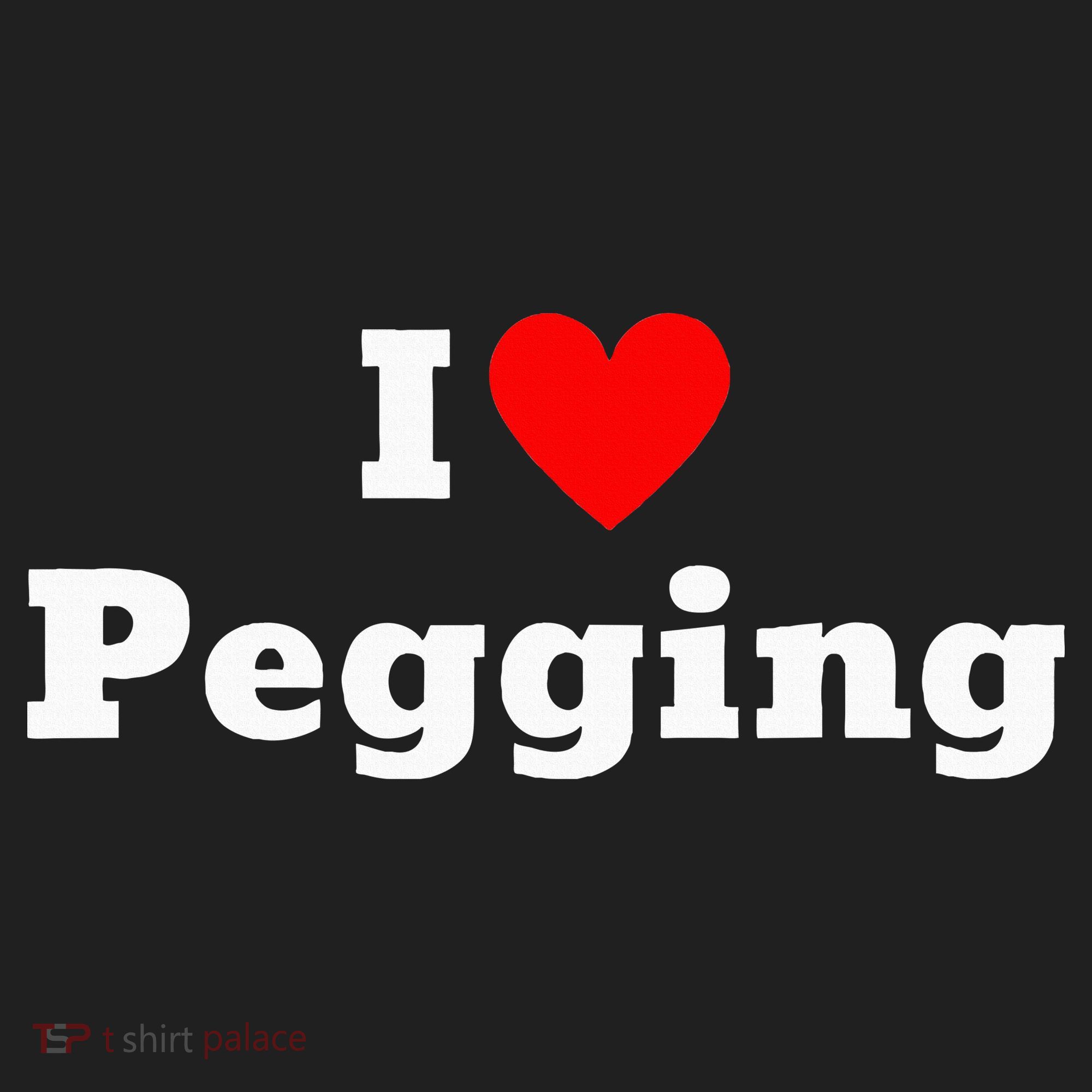 I Love Pegging With A Heart Beanie