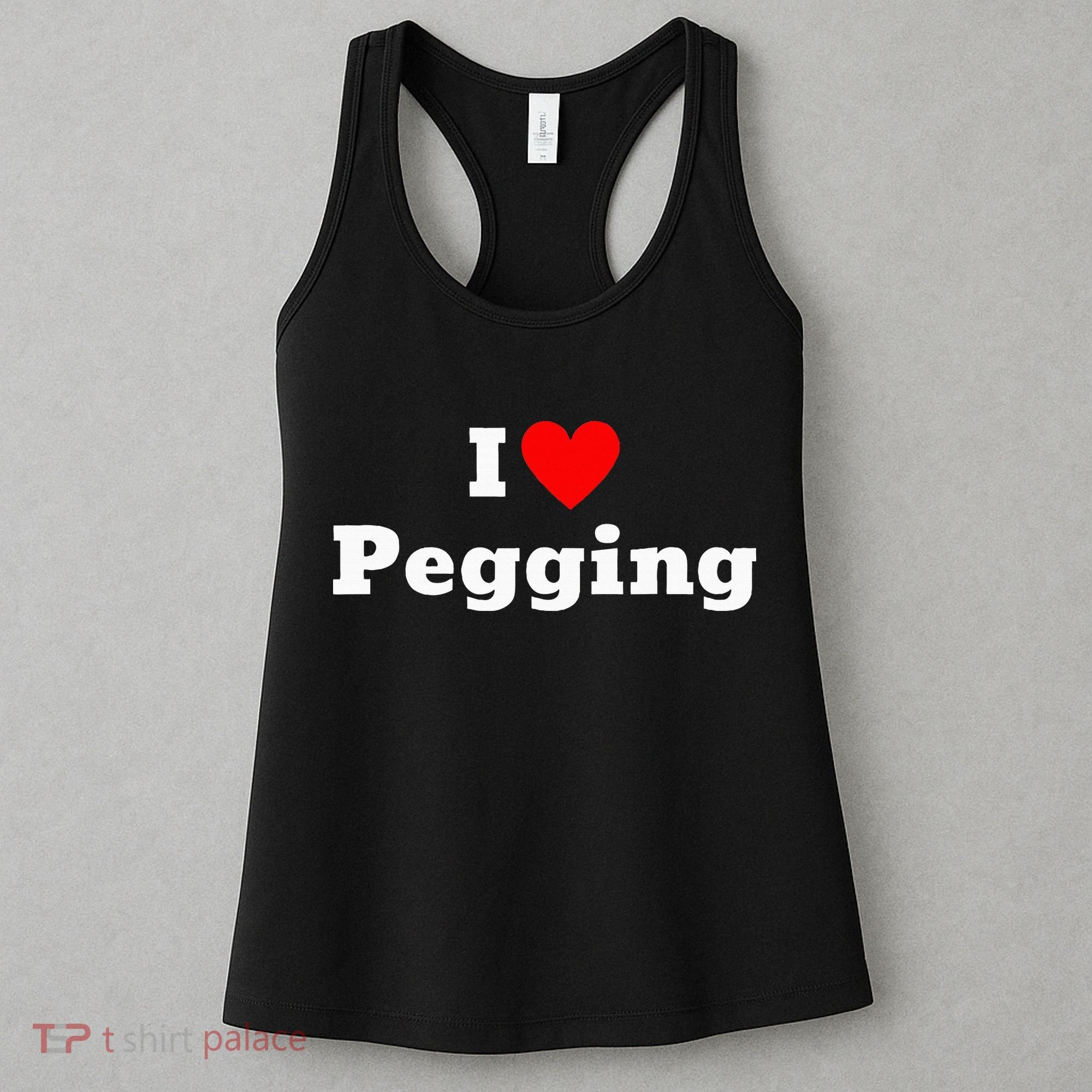 I Love Pegging With A Heart Women's Tank Top