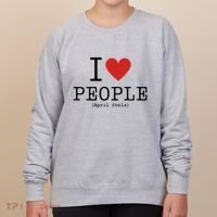 I Love People April Fools Day Funny April Fools Women's Sweatshirt thumb 0