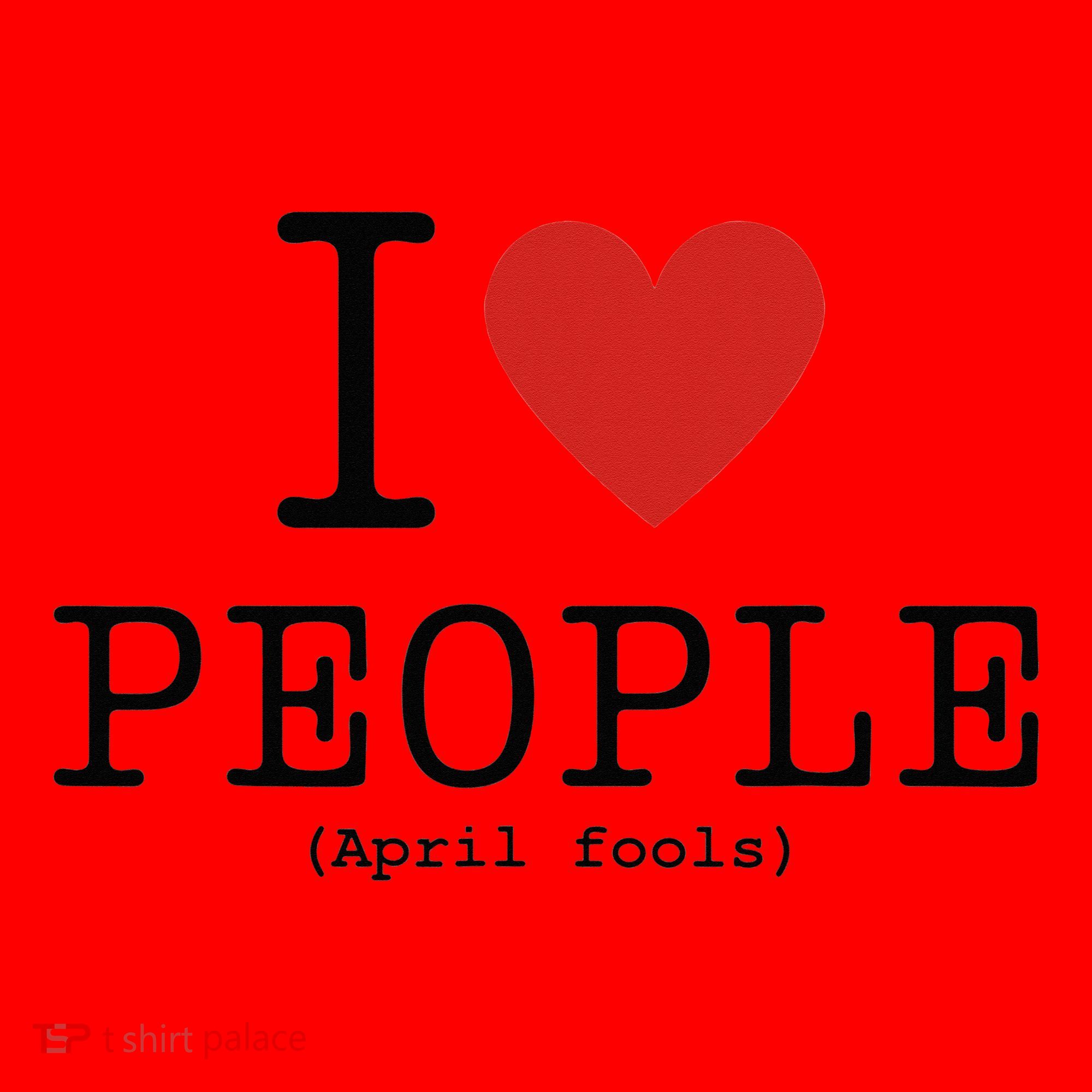 I Love People April Fools Day Funny April Fools Santa Hat