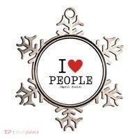 I Love People April Fools Day Funny April Fools Ornament thumb 0
