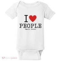 I Love People April Fools Day Funny April Fools Baby Bodysuit thumb 0
