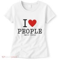 I Love People April Fools Day Funny April Fools Women's T-Shirt thumb 0