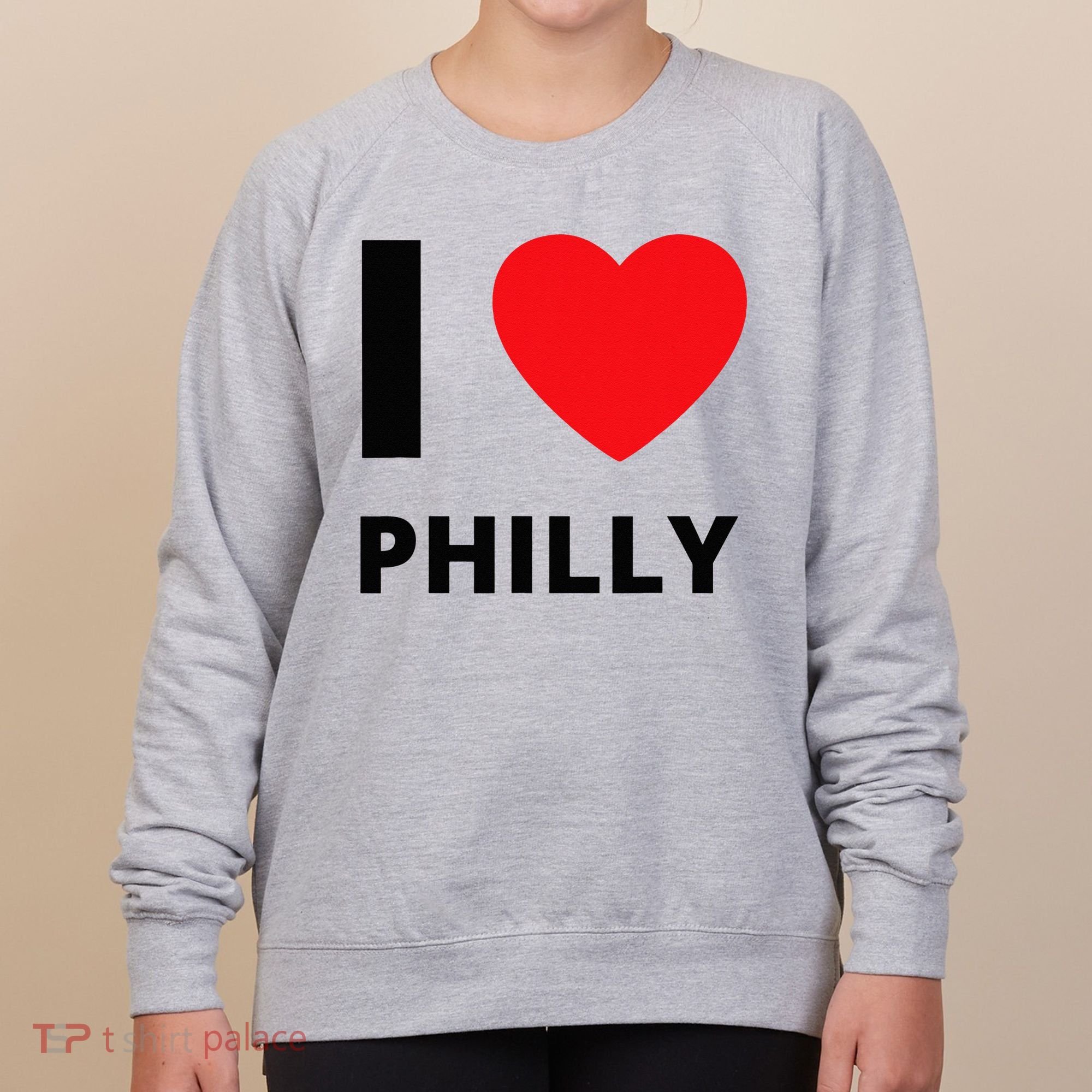 I Love Philly Heart Pennsylvania Love Fan Apparel Women's Sweatshirt