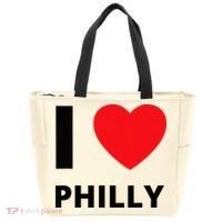 I Love Philly Heart Pennsylvania Love Fan Apparel Tote Bag thumb 0