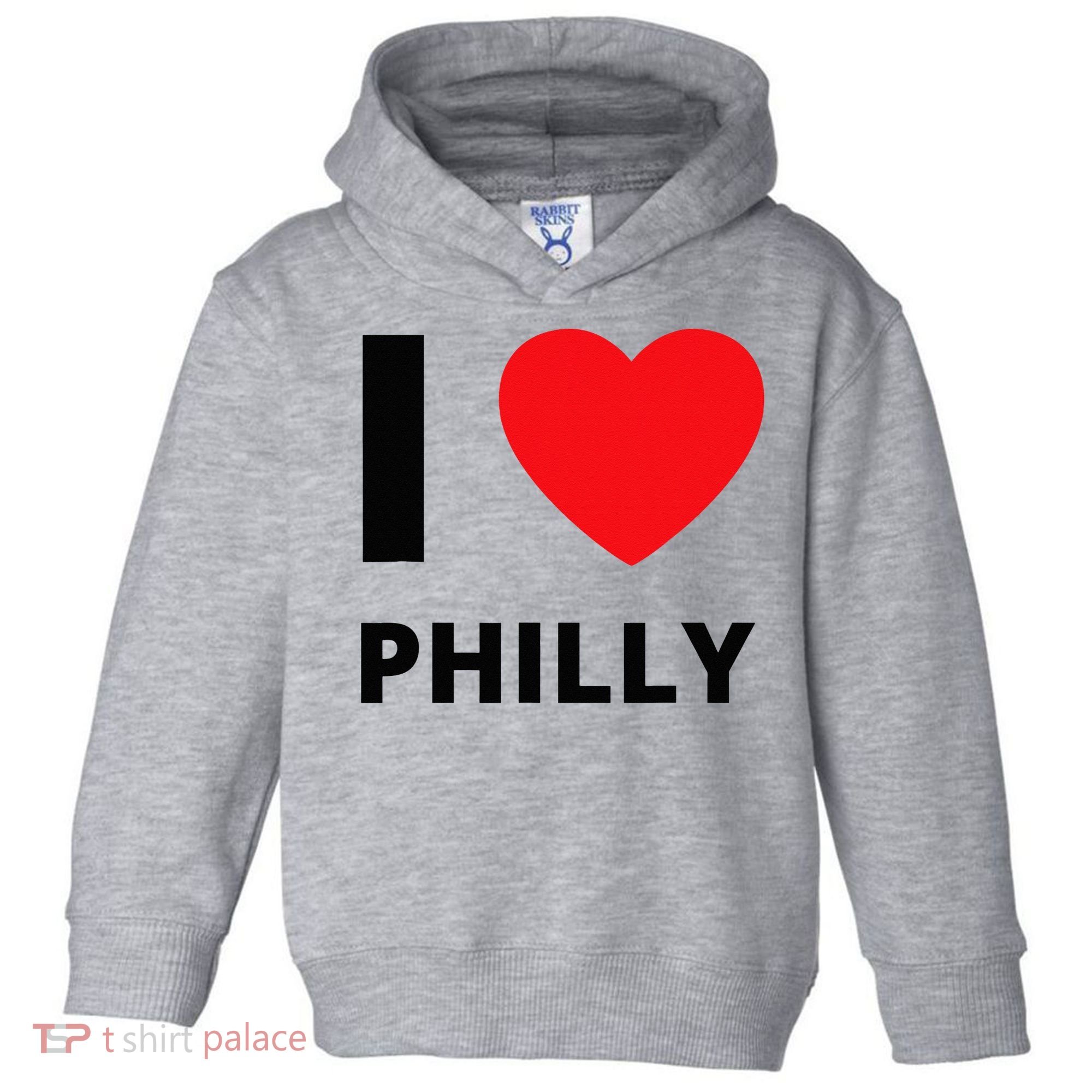 I Love Philly Heart Pennsylvania Love Fan Apparel Toddler Hoodie