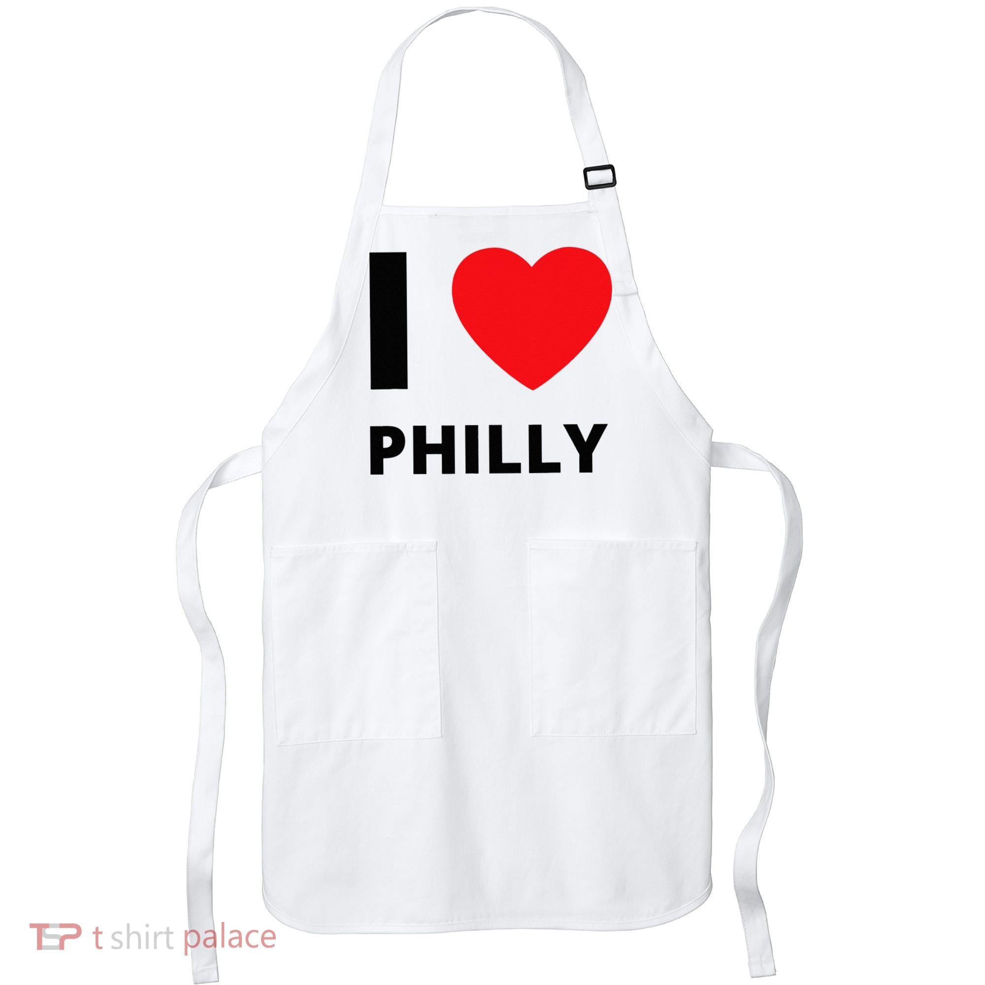 I Love Philly Heart Pennsylvania Love Fan Apparel Apron