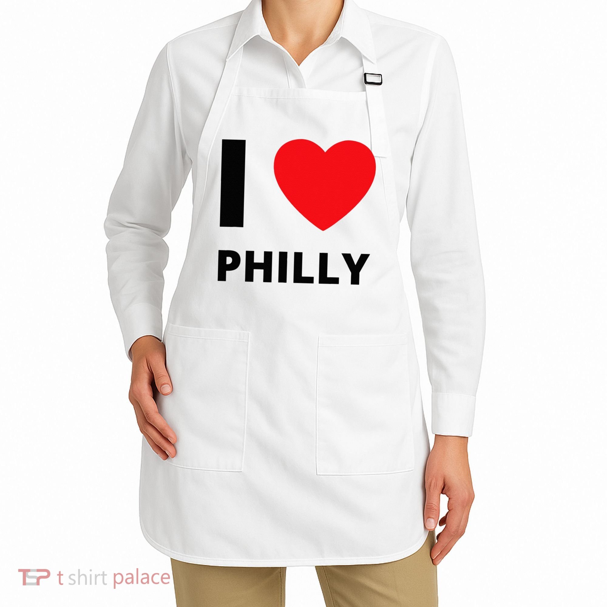 I Love Philly Heart Pennsylvania Love Fan Apparel Apron