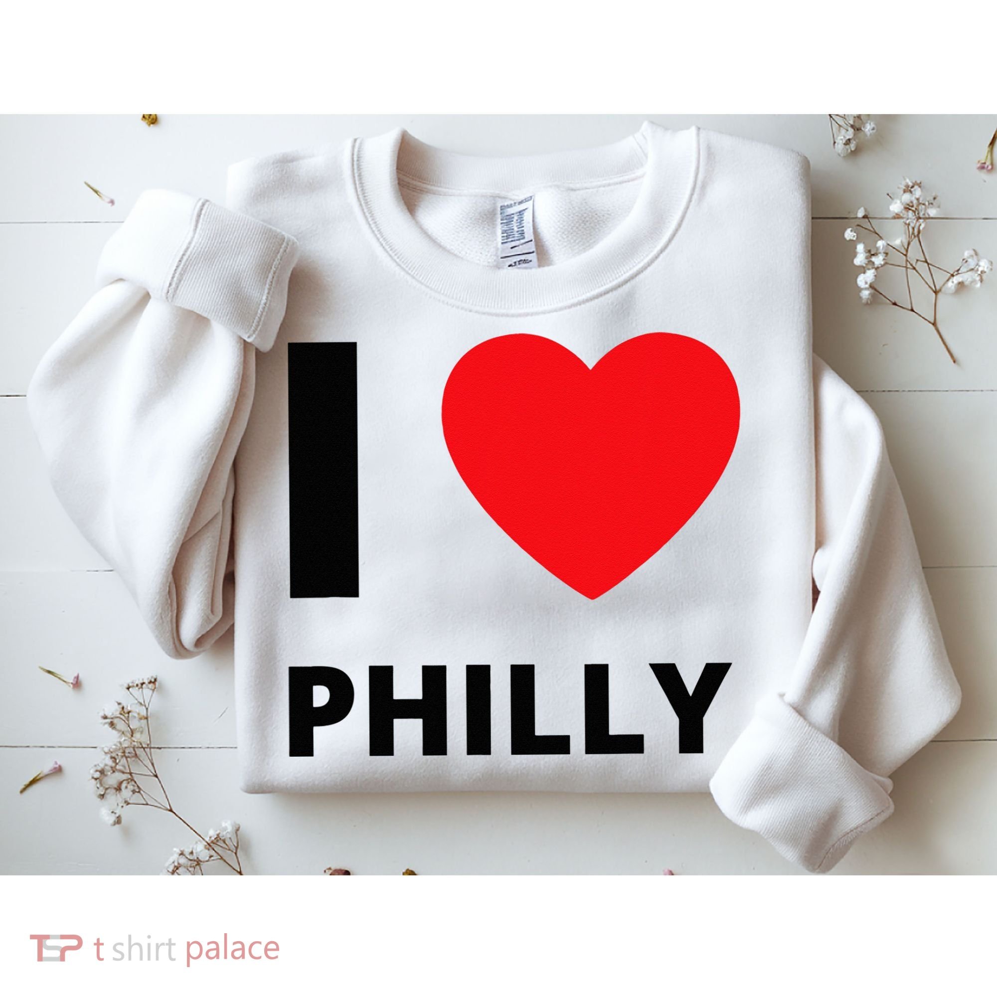 I Love Philly Heart Pennsylvania Love Fan Apparel Sweatshirt
