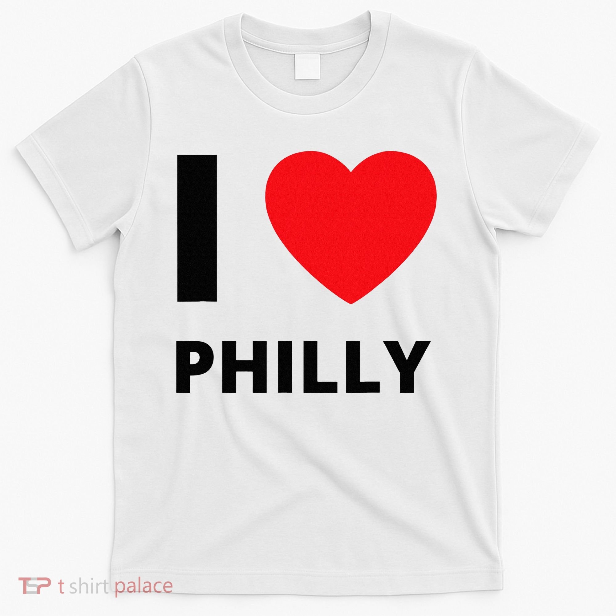 I Love Philly Heart Pennsylvania Love Fan Apparel T-Shirt