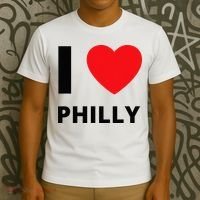 I Love Philly Heart Pennsylvania Love Fan Apparel T-Shirt thumb 3