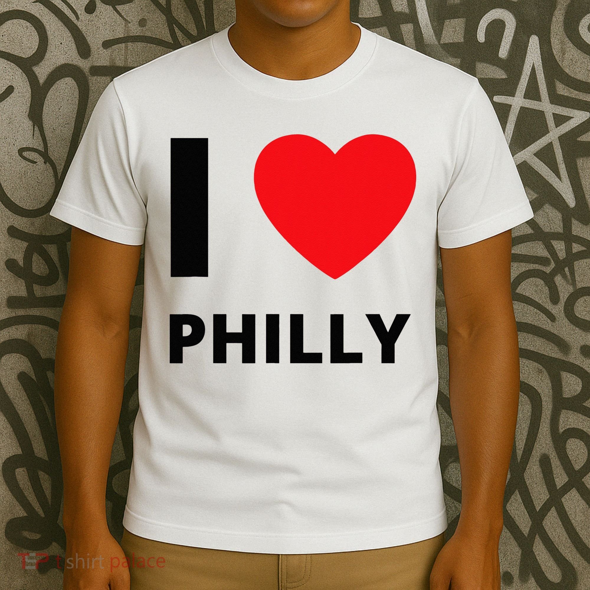 I Love Philly Heart Pennsylvania Love Fan Apparel T-Shirt