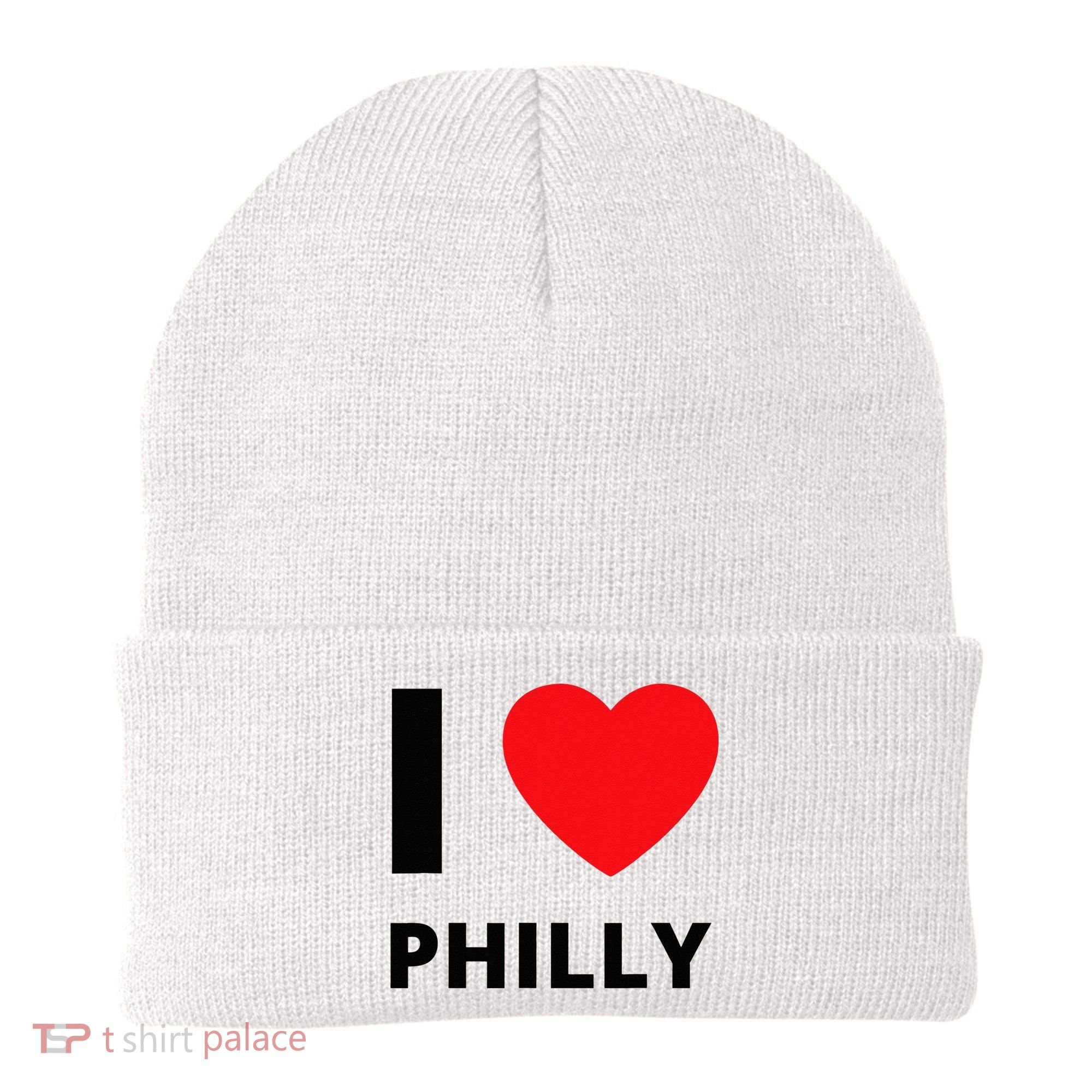 I Love Philly Heart Pennsylvania Love Fan Apparel Beanie