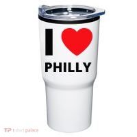 I Love Philly Heart Pennsylvania Love Fan Apparel Tumbler thumb 0